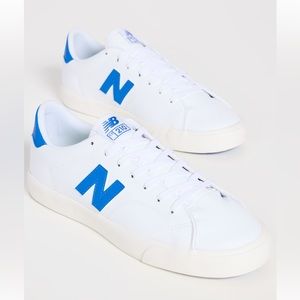 New Balance Men CT210 Sneakers White and Blue Lace Up Low Top Size 12 New in Box